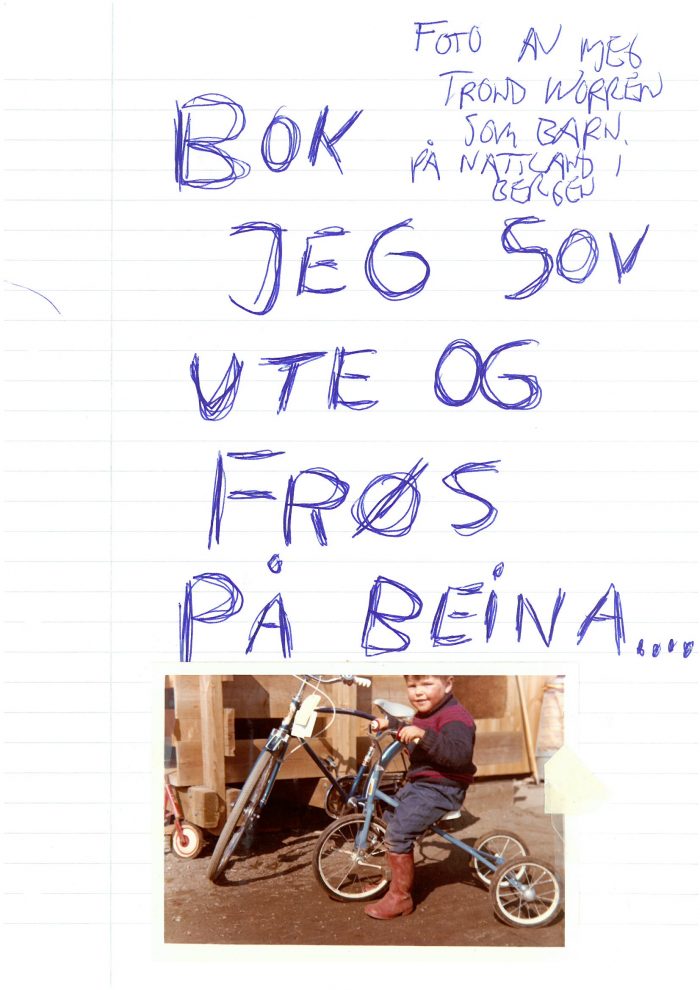 Trond Worrens bok "Jeg sov ute og frøs på beina"